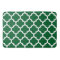 Forest Green White Moroccan Quatrefoil Pattern #5