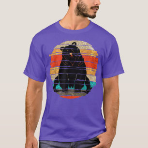 Forest Grizzly Bear Lover Wildlife Nature Animal R T-Shirt