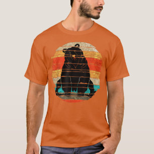 Forest Grizzly Bear Lover Wildlife Nature Animal R T-Shirt