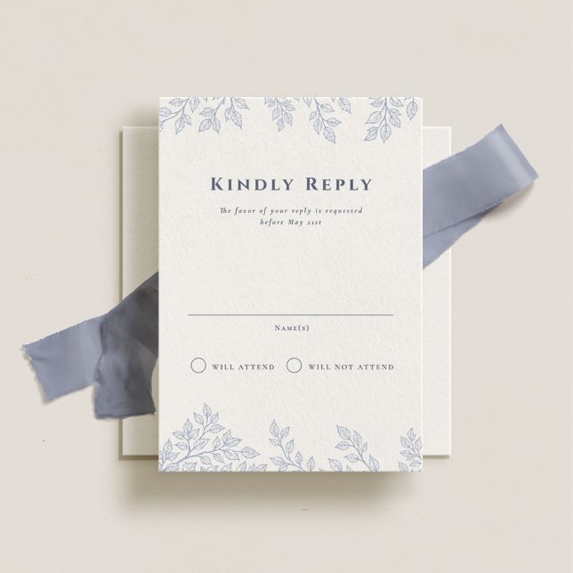 Forest Grove Wedding Vertical RSVP Invitation (Creator Uploaded)