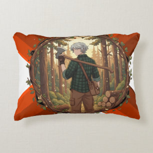 Forest Guardian Anime Decorative Cushion