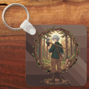 Forest Guardian Anime Key Ring