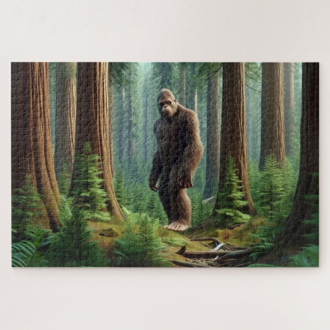 Forest Guardian, Bigfoot, Wildlife Jigsaw Puzzle (Horizontal)