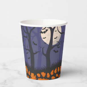 Forest Halloween Paper Cups
