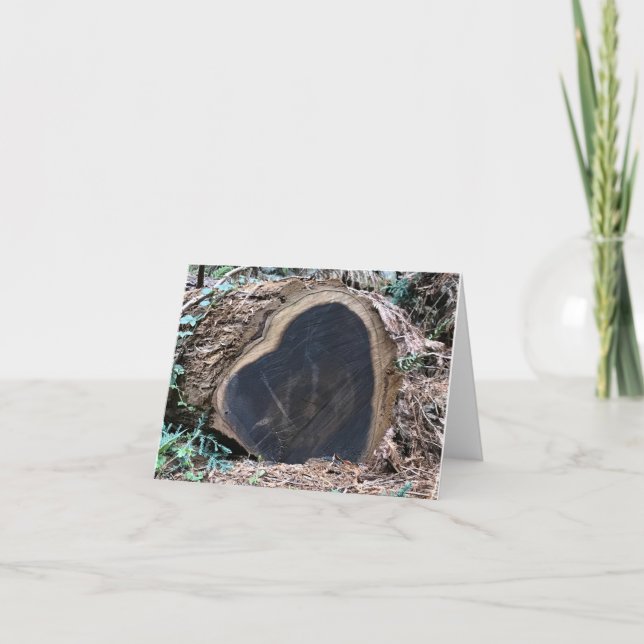 Forest heart card (Front)