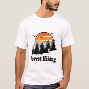 Forest Hiking Nature Lovers Back Packing Walking H T-Shirt