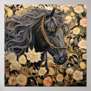 Forest Horse Poster