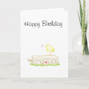 Forest I love you doodle Card