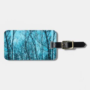 Forest In Azure Luggage Tag