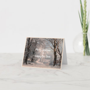 Forest In Winter Card