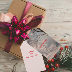 Forest In Winter Gift Tags