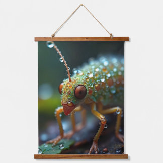 Forest insect macro hanging tapestry
