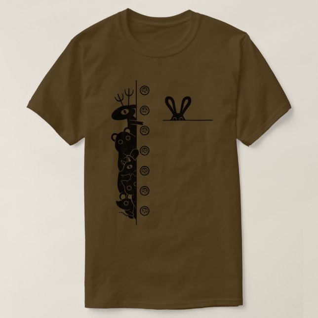 Forest Inside My Shirt Pocket Animals Bear Cat Dee (Design Front)