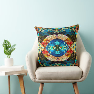 FOREST JAPANESE ART PATTERN CUSHION