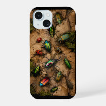Forest Jewels Beetle Phone Case