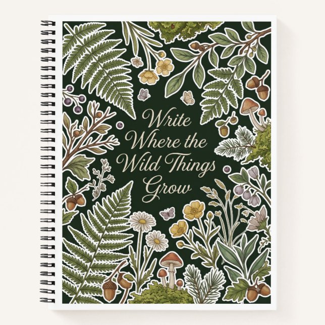 Forest Journal Botanical Notebook (Front)