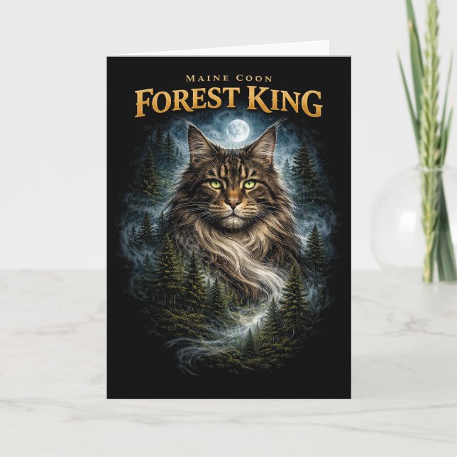 Forest King Holiday Card (Front)