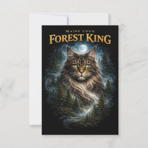 Forest King Thank You Card