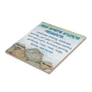 Forest Lake Art Tile