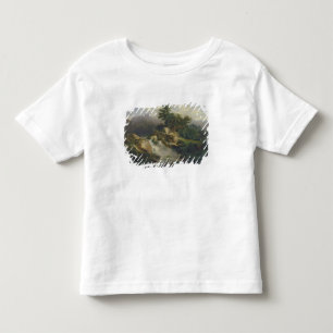 Forest Landscape with Waterfall Toddler T-Shirt