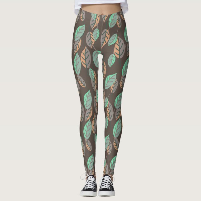 forest leaves leggings (Front)
