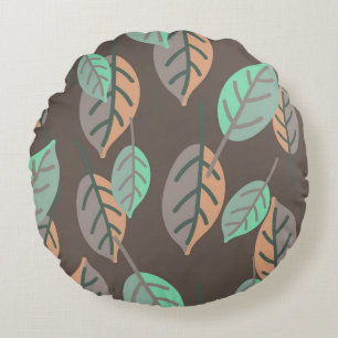 forest leaves pillow