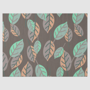 forest leaves tissue paper