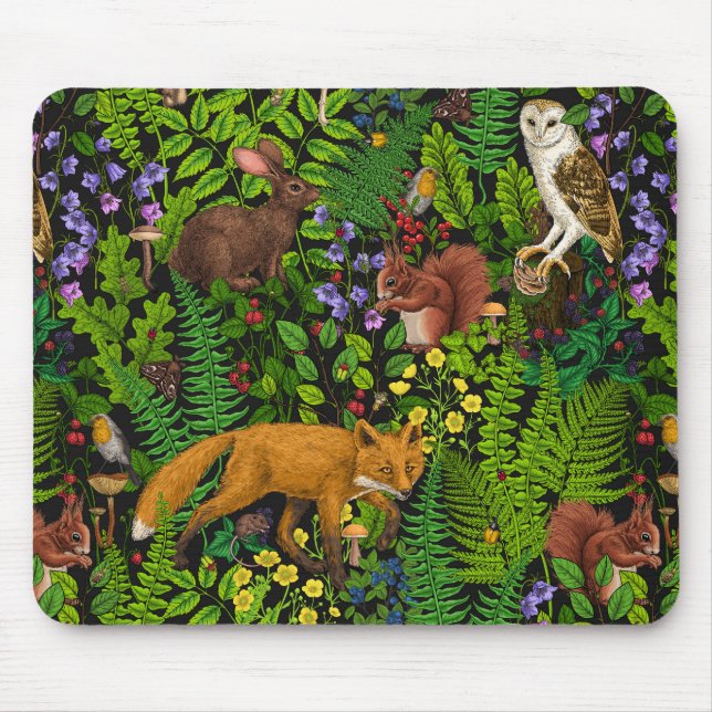 Forest life mouse mat (Front)