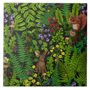 Forest life tile