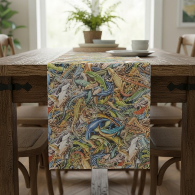 forest lizard clump short table runner (Creator Uploaded)