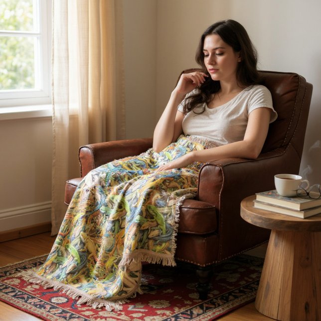 forest lizard clump throw blanket (Creator Uploaded)