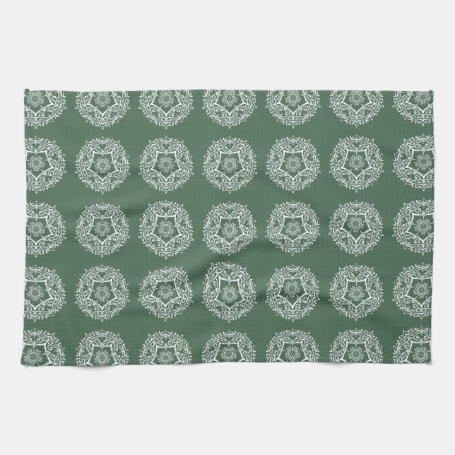 Forest Mandala Tea Towel (Horizontal)
