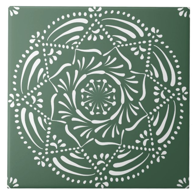 Forest Mandala Tile (Front)