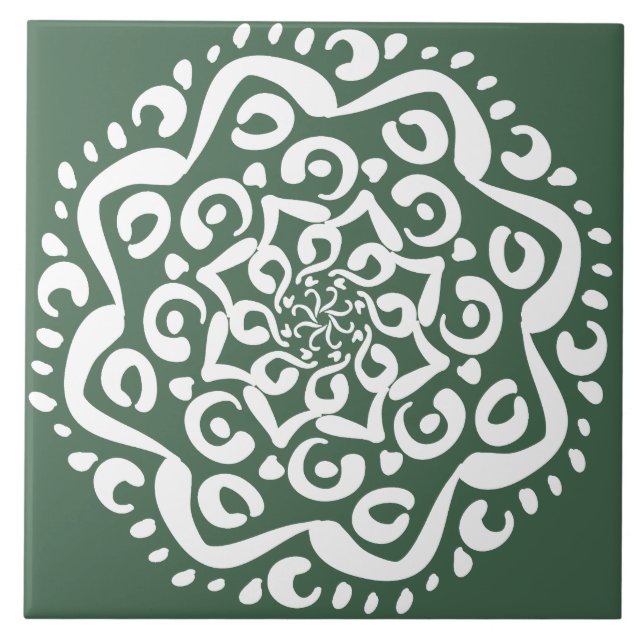 Forest Mandala Tile (Front)