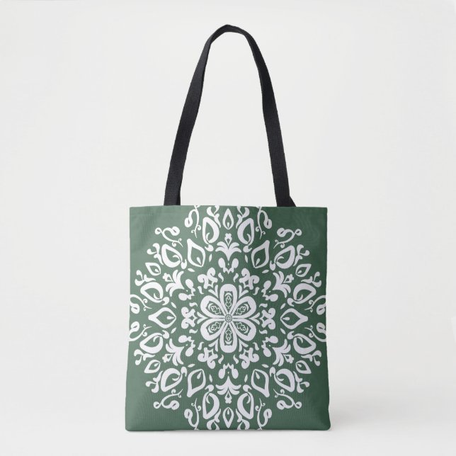 Forest Mandala Tote Bag (Front)