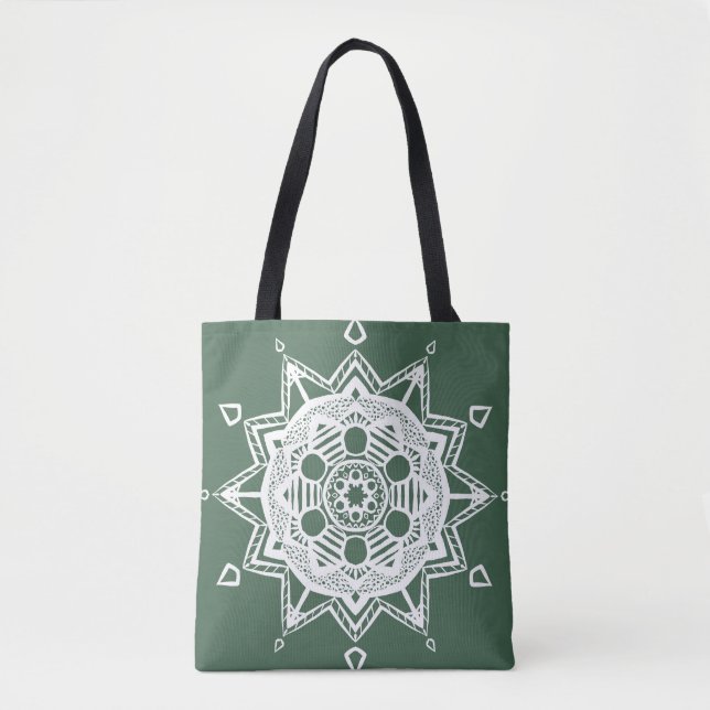 Forest Mandala Tote Bag (Front)