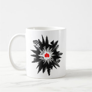 Forest Maple Plant Leaf Vinyl Records Tree Coffee Mug