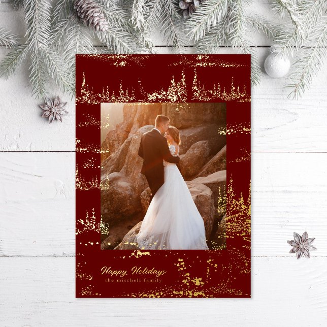 Forest Memories  Foil Holiday Card (Creator Uploaded)