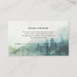 Forest Mist Adventure Mountains Books For Baby Enclosure Card
