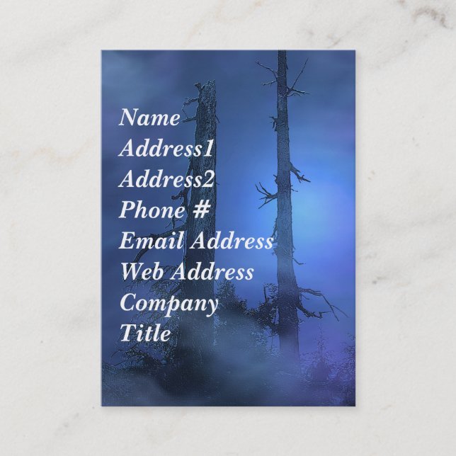 Forest Mists Business Cards (Front)