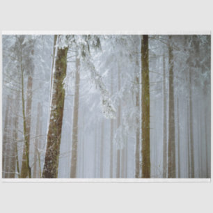 Forest Misty Winter Decoupage Tissue Paper