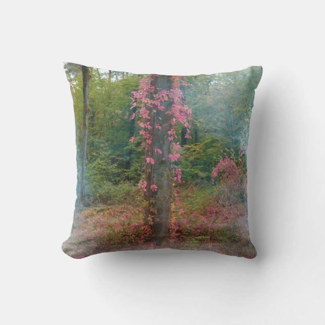 Forest mood  poster cushion (Front)