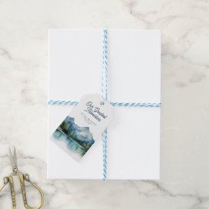 Forest Mountain Rustic Adventure Baby Shower  Gift Tags
