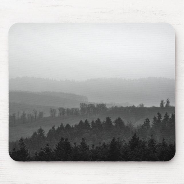 Forest Mountains Nature Photo Mouse Mat (Front)