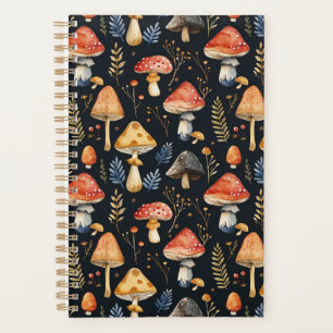 Forest Mushroom and Fern Planner