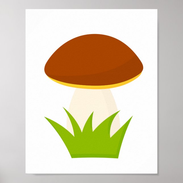 Forest mushroom poster (Front)