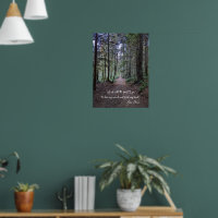 Forest Nature Path Photo with John Muir Quote