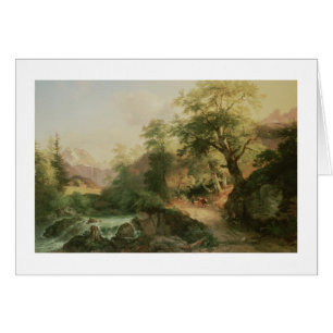 Forest near Vienna, 1852 (oil on canvas)