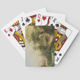 Forest near Vienna, 1852 (oil on canvas) Playing Cards