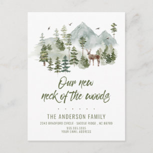 Forest New Neck of the Woods Moving Announcement